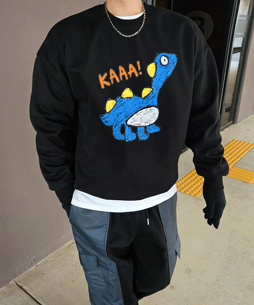 어나더 카아다이노맨투맨 (3color) - 기모